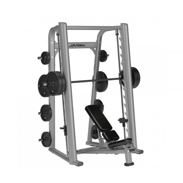 LIFE FITNESS SIGNATURE SERIES SMITH MACHINE + MULTI-ADJUSTABLE BENCH