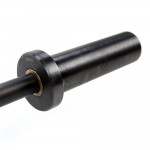 Spartan Curl Bar, 5Ft, Black Oxide, Brass Bushings Olympic Bars