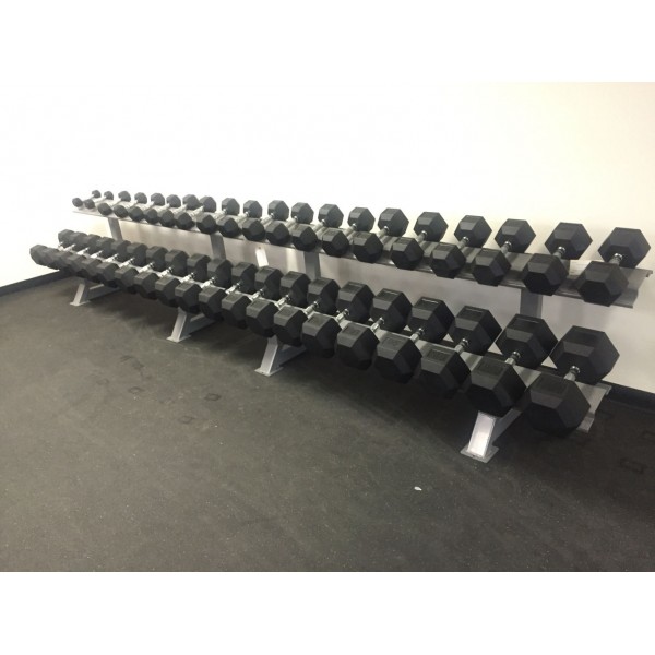 SPARTAN HEX 5-100 LBS DUMBBELL SET Dumbbells SPARTAN HEX 5-100 LBS DUMBBELL SET Dumbbells