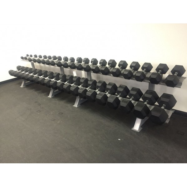 SPARTAN HEX  5-100 LBS DUMBBELL SET Dumbbells