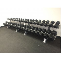 SPARTAN HEX 5-50 LBS DUMBBELL SET  Dumbbells