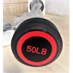 SPARTAN PRO Rubberized Encased Barbell 20-110Lb Set Fixed Barbells SPARTAN PRO Rubberized Encased Barbell 20-110Lb Set Fixed Barbells