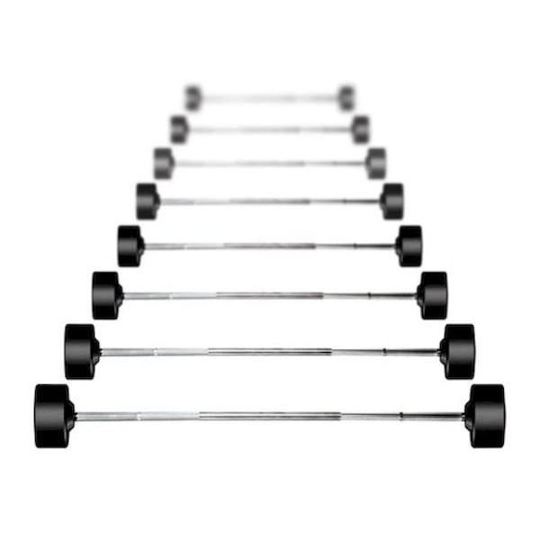 SPARTAN - Urethane Barbell Set 20-110 lbs set - Straight Bar